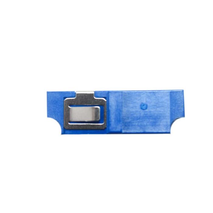 LC Adapter Quad Blue Singlemode - No Flange, SC Duplex Footprint