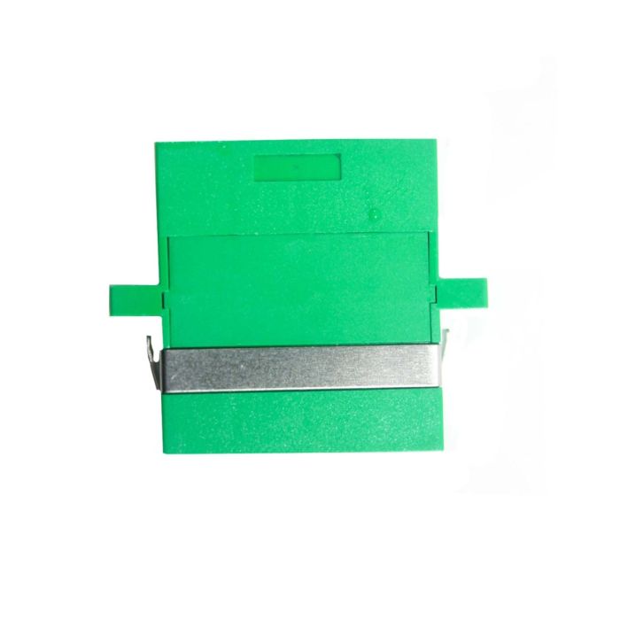LC Quad Adapter SC Footprint Green Zirconia with Flange