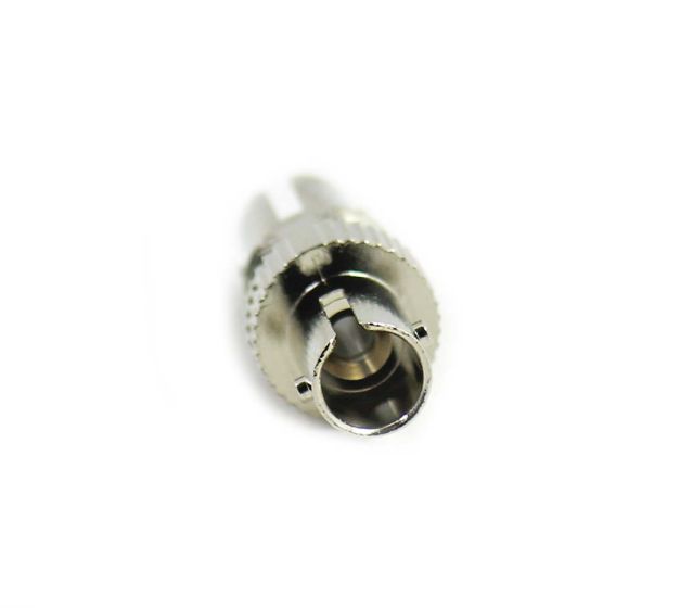 Single Mode ST Mating Sleeve, Metal Housing, Zirconia Sleeve