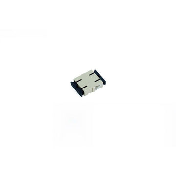 SC Duplex Multimode Adapter, Phosphorous Bronze, Beige, No Flange