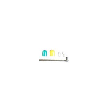 Universal 2.5mm Dust Cap, Black with Strap (100 Pack)