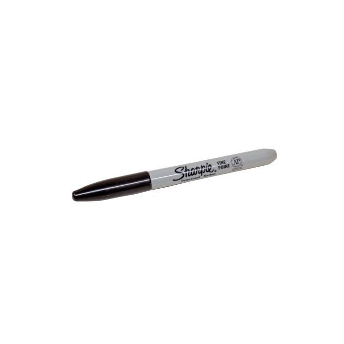Sharpie Permanent Black Marker, Fine Point