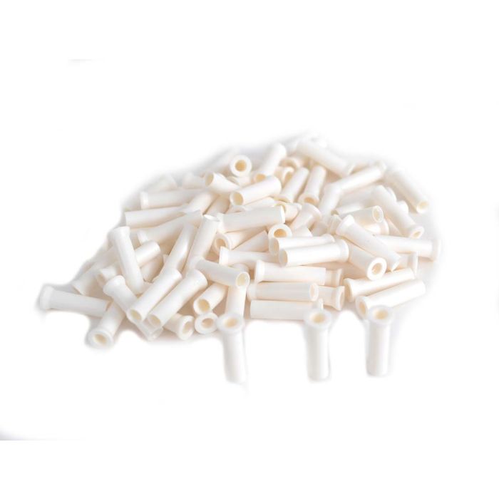 LC Dust Cap Mating Sleeve Adapter Round Head White (100 Pack)