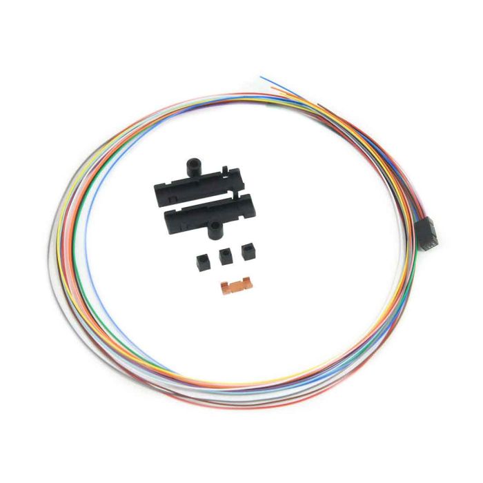 12 Fiber Buffer Tube/Ribbon Fan-Out Kit, 25" Tubing