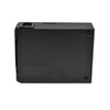 Wall Mount Enclosure Compact Holds 2 Adapter Plates Black