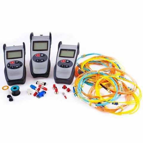 E-Series Quad Test Set Kit w/Data Saving Power Meter & Quad Light Source