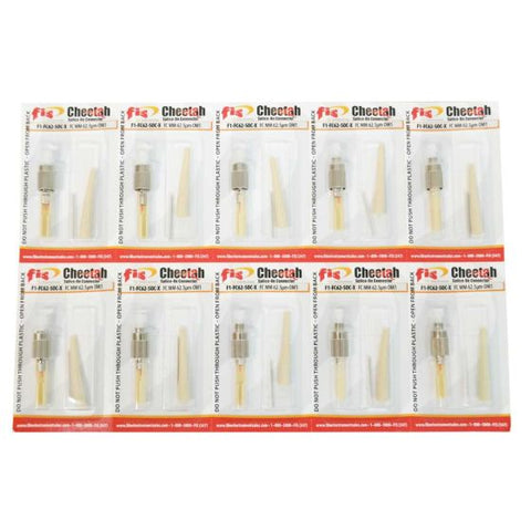 Splice-On Connector Cheetah FC PC Multimode 62.5um OM1 900um Beige 100 Pack