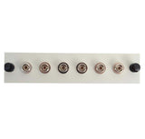 Adapter Plate 6-Pack FC APC Loaded Off White