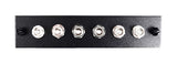 Adapter Plate 6-Pack FC APC Loaded Black