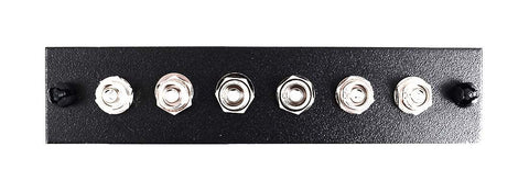 Adapter Plate 6-Pack FC APC Loaded Black