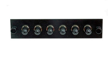 Adapter Plate 6-Pack FC Multimode Loaded Black