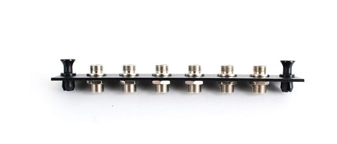 Adapter Plate 6-Pack FC Singlemode Loaded Black
