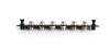 Adapter Plate 6-Pack FC Singlemode Loaded Black