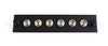 Adapter Plate 6-Pack FC Singlemode Loaded Black