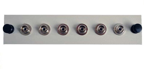 Adapter Plate 6-Pack FC Singlemode Loaded Off White