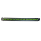 Flush Mount Panel 1RU SC/APC, 24 ports