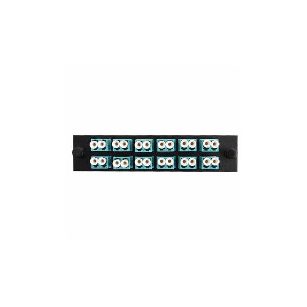 F1LC24DAPCSUL - Adapter Plate 12-Pack LC Duplex Singlemode APC Green A ...