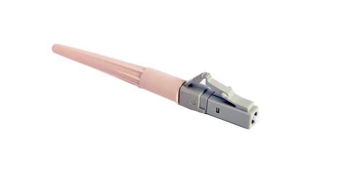 Splice-On Connector Cheetah LC Multimode 62.5um OM1 900um Beige 10 Pack