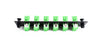Adapter Plate 6-Pack LC Duplex Singlemode APC Green Adapters Loaded (12 Fibers) Black