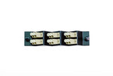 LC Duplex 6 Pack MM Beige Adapters 45 degree Plate - Black