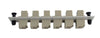 Adapter Plate 6-Pack LC Duplex Multimode Square Adapters Beige Adapters Loaded (12 Fibers) Off White