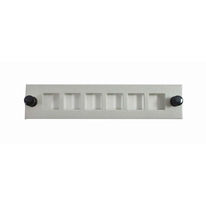 LC Duplex 6 Pack Square Hole, Unloaded -Off White