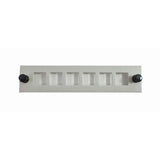 LC Duplex 6 Pack Square Hole, Unloaded -Off White