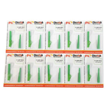 Splice-On Connector Cheetah LC APC Singlemode 900um Green 100 Pack