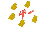 Splice-On Connector Lockable LC Duplex Clip 5 Pack