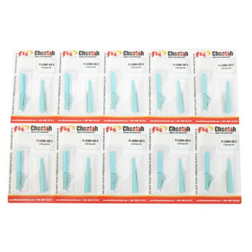 Splice-On Connector Cheetah LC PC Multimode 50um OM3 900um Aqua 100 Pack
