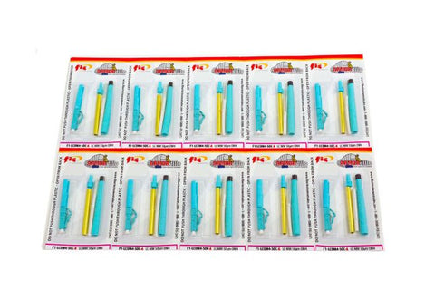 Splice-On Connector LC Multimode Armordillo OM4 3mm / 2mm / 1.6mm Aqua 10 Pack
