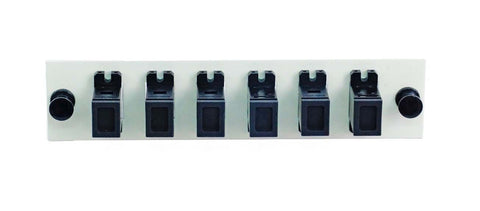 Adapter Plate 6-Pack MTP Multimode Off White