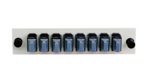 MTP 8 Pack MM/SM Black Adapter Off White Plate