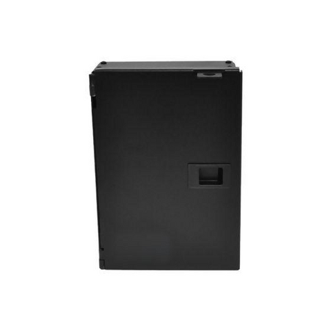 Wall Mount Patch Panel Mini Holds (2) Adapter Plates Unloaded Black