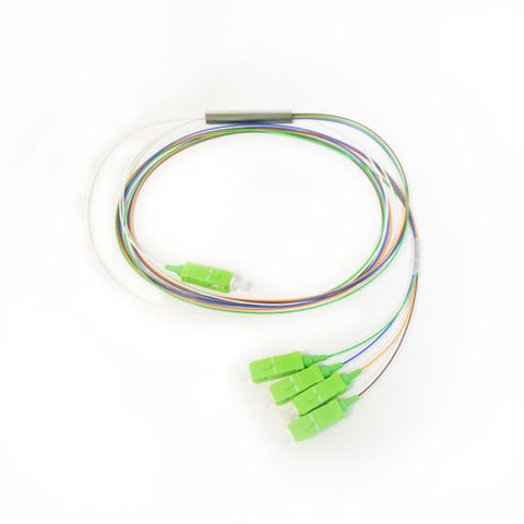 Planar Lightwave Circuit Splitter 1x4 PLC with SC/APC Fan Out