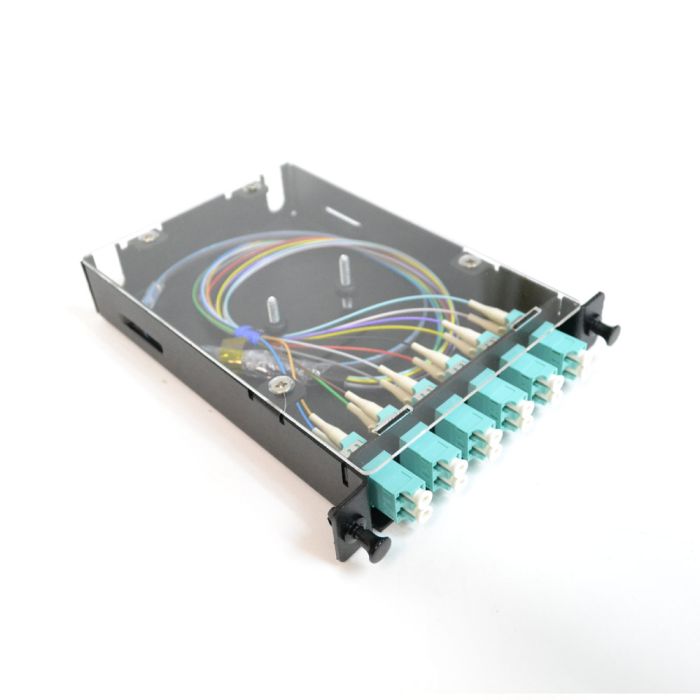 Patch & Splice Cassette Kit, Multimode OM3, LC/PC, 12 Fiber, Ribbon