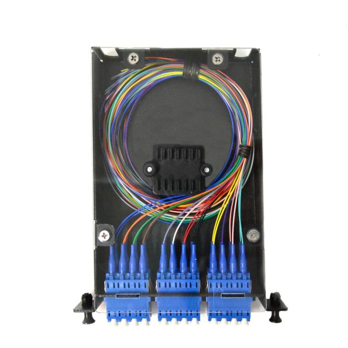 Patch & Splice Cassette Kit, Singlemode, LC/UPC, 24 Fiber
