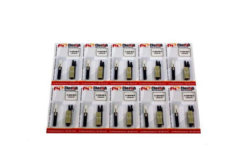 Splice-On Connector Cheetah SC PC Multimode 50um OM2 900um Black 100 Pack