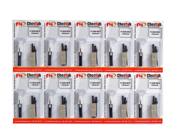 Splice-On Connector Cheetah SC PC Multimode 50um OM2 900um Black 10 Pack