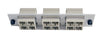 Adapter Plate 6-Pack SC Duplex Multimode Beige Adapters Loaded (12 Fibers) Off White