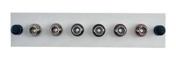 Adapter Plate 6-Pack ST Singlemode Loaded Off White