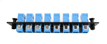 SC 8-Pack Plate SM Adapters - Black