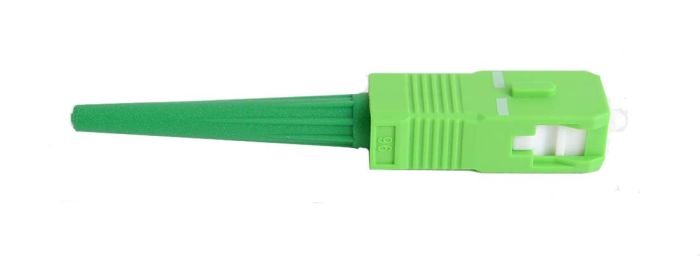 Splice-On Connector Cheetah SC APC Singlemode 900um Green 10 Pack