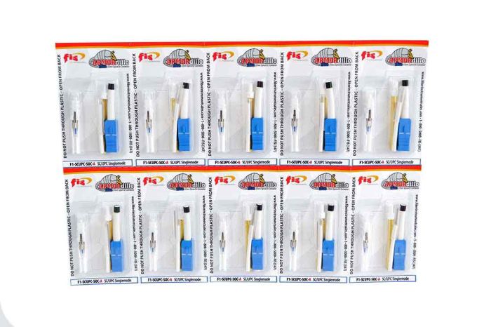 Splice-On Connector Armordillo SC UPC Singlemode 3mm / 2mm / 1.6mm White 10 Pack