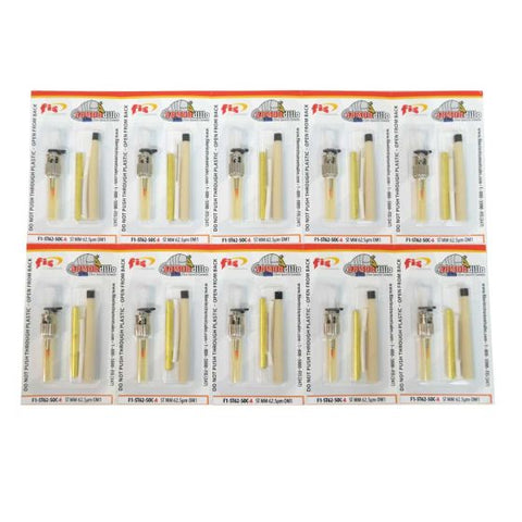 Splice-On Connector Armordillo ST Multimode 62.5um OM1 3mm / 2mm / 1.6mm Beige 10 Pack