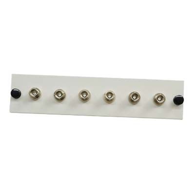 Extended Adapter Plate Singlemode ST/UPC 6 Fiber Off White