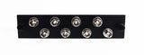 Adapter Plate 8-Pack ST Multimode Loaded Black