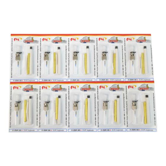 Splice-On Connector Armordillo ST UPC Singlemode 3mm / 2mm / 1.6mm White 10 Pack