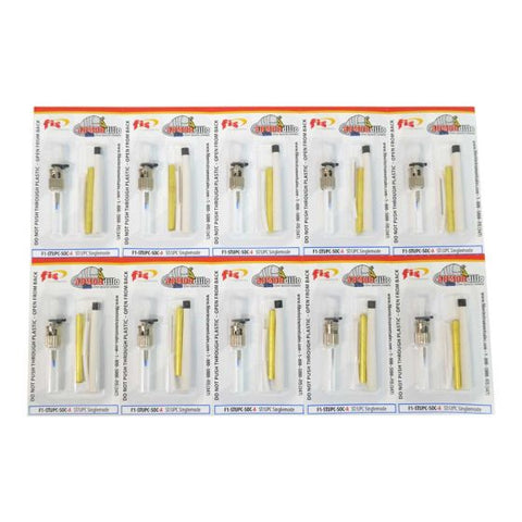 Splice-On Connector Armordillo ST UPC Singlemode 3mm / 2mm / 1.6mm White 10 Pack