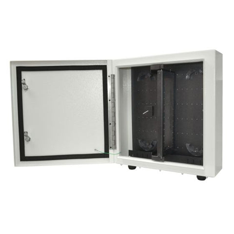 Titan Enclosure with backing plate, cable management, splice